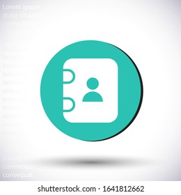 Vintage phone  vector icon  , lorem ipsum Flat design