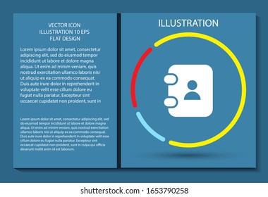 Icono vectorial de teléfono vintage , diseño plano de lorem ipsum