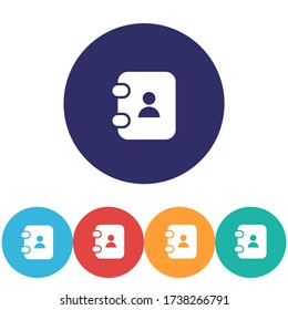 Vintage phone vector icon , lorem ipsum Flat design