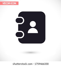 Icono vectorial de teléfono vintage , lorem ipsum Diseño plano