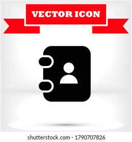 Vintage phone vector icon , lorem ipsum Flat design