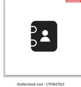 Vintage phone vector icon , lorem ipsum Flat design