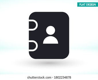Vintage-Telefon-Vektorsymbol, lorem ipsum Flaches Design