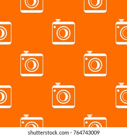 Vintage photo camera social network isolated on white background
