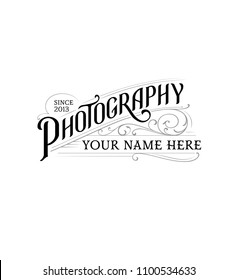 Vintage Photographer Logo