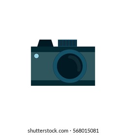Vintage photographic camera icon vector illustration graphic design