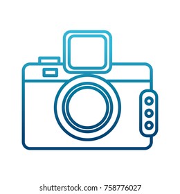 Vintage photographic camera icon vector illustration graphic design