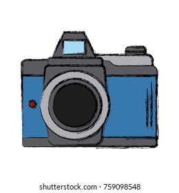 Vintage Photographic camera icon vector illustration graphic design