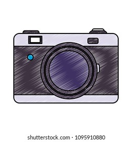 Vintage photographic camera scribble