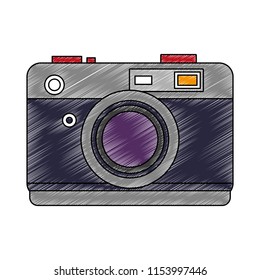 Vintage photographic camera scribble