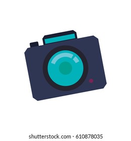 Vintage photographic camera vector illustration graphic design