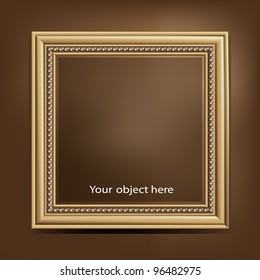 Vintage picture frame. Vector format EPS 10