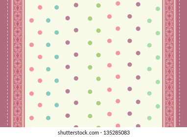 Vintage pink background for invitation card vector eps 10