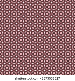 Vintage Pink and Brown Geometric Seamless Pattern
