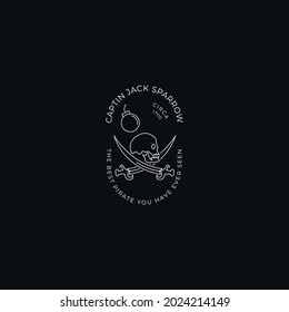 Vintage Pirates Logo Design named Jack Sparrow