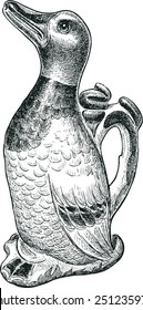 Vintage pitcher drake