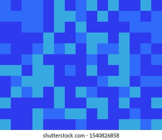 Vintage pixel style advertising with square. Advertising web illustration. Space background. 8-bi Concept illustration. Retro style. Graphic element. Banner template. Pixel vector. Geometric shape.