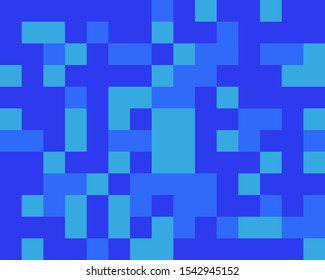 Vintage pixel style advertising with square. Advertising web illustration. Space background. 8-bi Concept illustration. Retro style. Graphic element. Banner template. Pixel vector. Geometric shape.