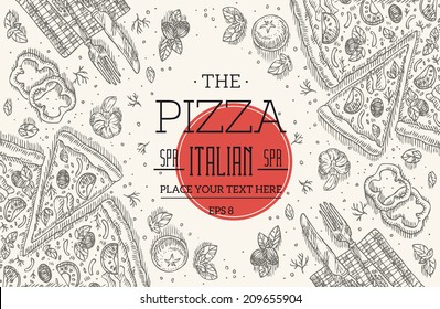 Vintage Pizza Frame