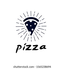 Vintage Pizza Logo Design Template