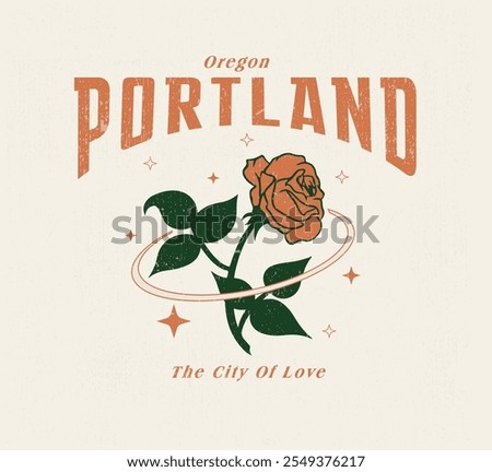 vintage plotland rose graphic, vintage rock fest print artwork, women's  t-shirt design, vintage slogan typography t-shirt design