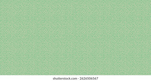 Vintage polka dot horizontal seamless pattern in faded mint green and soft yellow. Hand drawn vector texture with irregular dots and worn, grainy finish. Ideal for retro fabric, paper or wallpaper