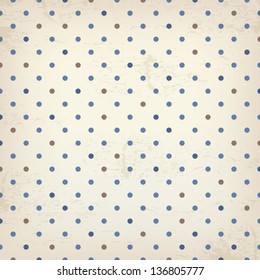 Vintage polka dot texture