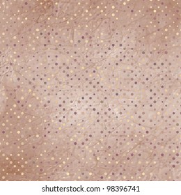 Vintage polka dot texture. And also includes EPS 8 vector