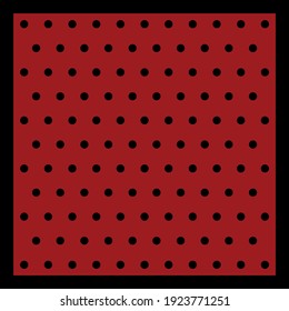 Vintage polka dots background. Vector patch for print, fabric, scarf design.