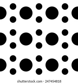 Vintage Polka Dots. Patterns set (vector version).