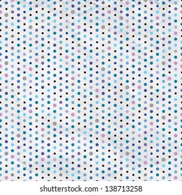 Vintage Polka Dots Seamless Background
