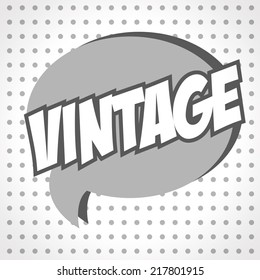 vintage pop art background, illustration in vector format