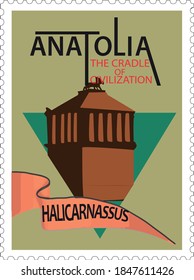 Vintage Postage Stamp Vector Roma