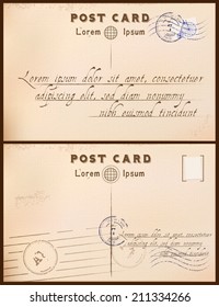 Vintage postcard illustration.