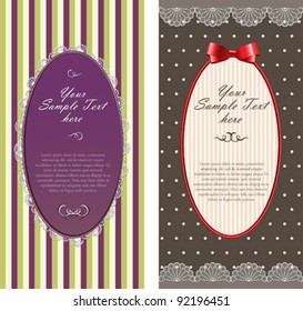 Vintage postcards set