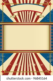 Vintage poster circus. A vintage poster with a grunge background for your advertising