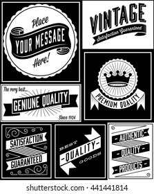 Vintage Poster - Retro and hand-drawn vintage poster design. Colors are global, and each object is grouped separately for easy editing. 