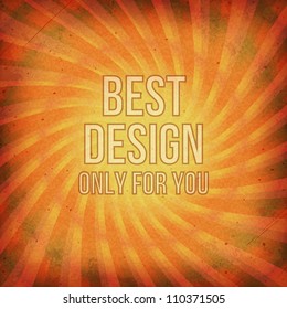 Vintage poster template