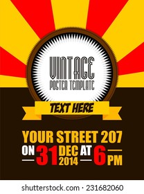 Vintage Poster Template