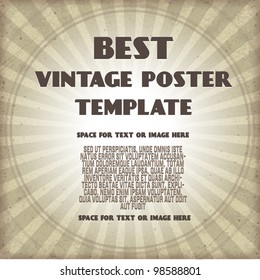  Vintage Poster Template