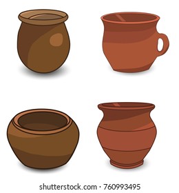 vintage pottery  set
