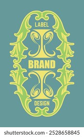 Vintage Premium Label Ornaments illustrations