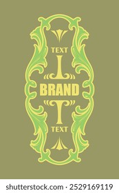 Vintage Premium Label Ornaments illustrations