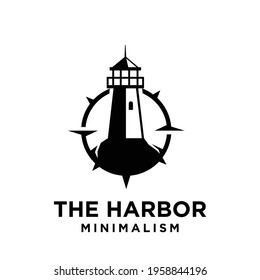 vintage premium minimalism lighthouse vector design