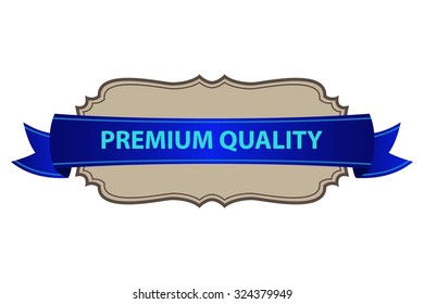 Vintage Premium quality label - Vector design element