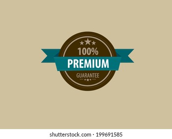 Vintage premium quality labels