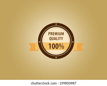 Vintage premium quality labels