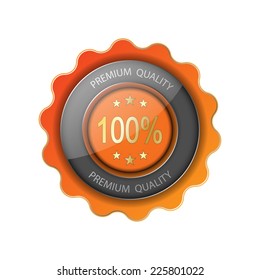Vintage premium quality label.vector