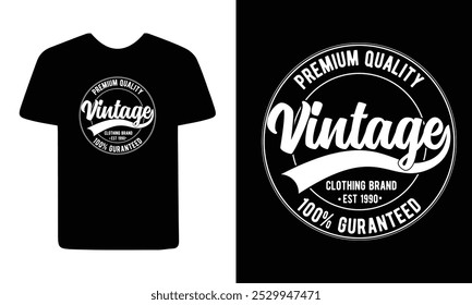 vintage premium quality t shirt design