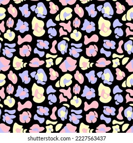Vintage for print design. Decorative textile seamless pattern. Textile fashion pattern. Natural background. Decorative print. Seamless abstract animal, leopard skin pattern.